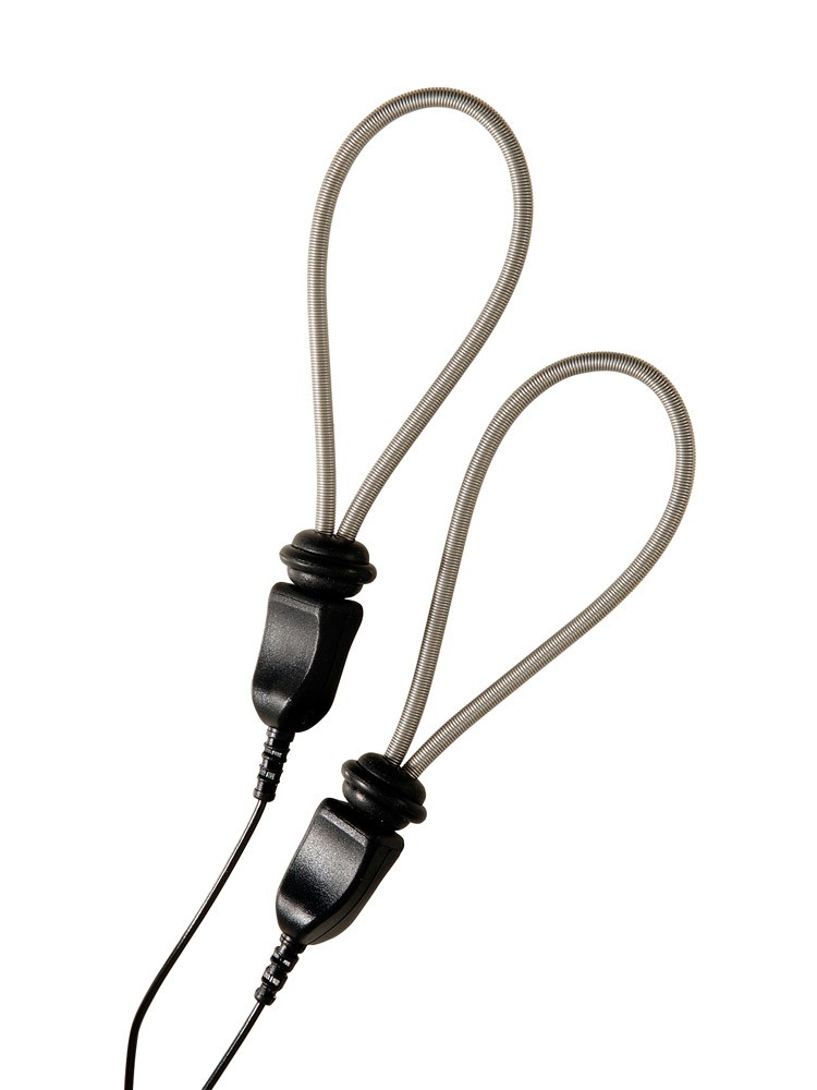 ElectraStim ElectraLoops Metallic: Elektro-Penisschlaufen, schwarz/silber