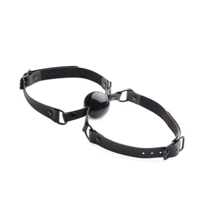 Master Series Doppelgänger: Doppel-Ballknebel, schwarz Master Series Doppelgänger: Doppel-Ballknebel, schwarz