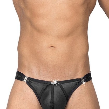 Eros Veneziani Alessio: Clickstring, schwarz (S/M) Eros Veneziani Alessio: Clickstring, schwarz (S/M)
