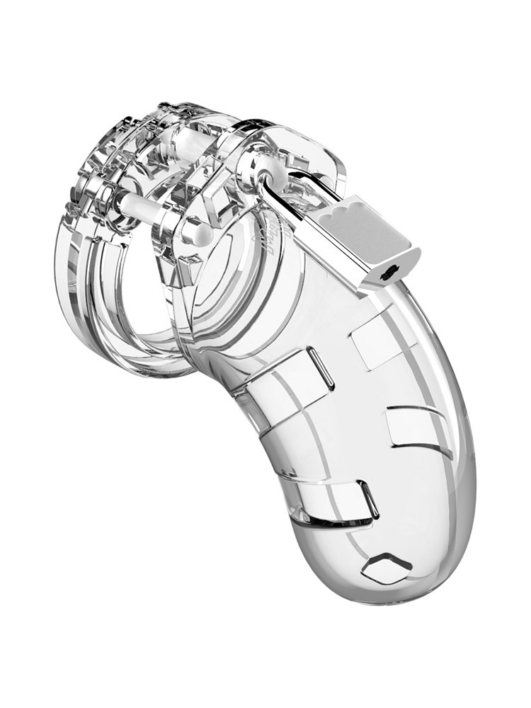 ManCage 01: Keuschheitskäfig 3,5", transparent