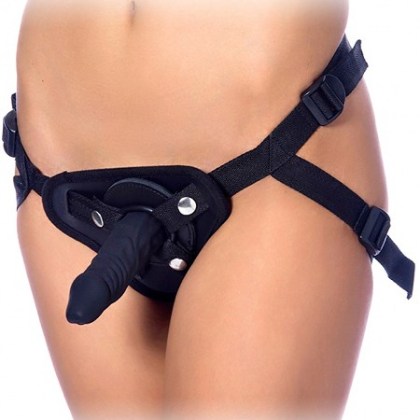 Strap-On-Harness ohne Dildo, schwarz Strap-On-Harness ohne Dildo, schwarz