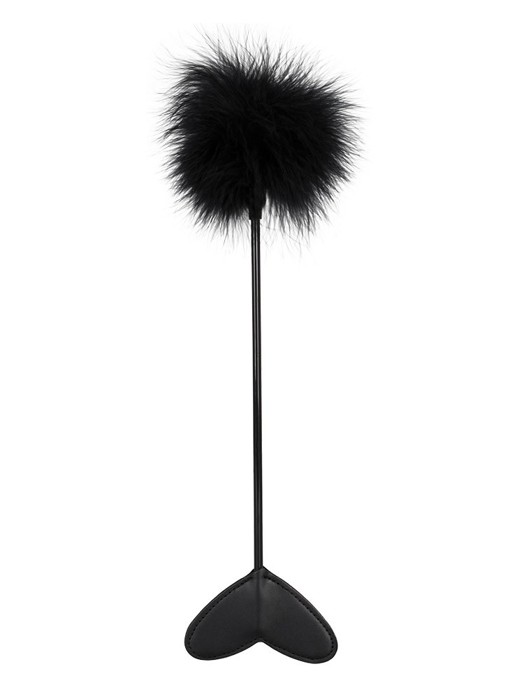 Bad Kitty Federstab mit Herz, schwarz