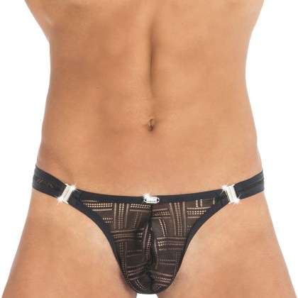 Eros Veneziani Geometrico: Clickstring, schwarz (L/XL) Eros Veneziani Geometrico: Clickstring, schwarz (L/XL)