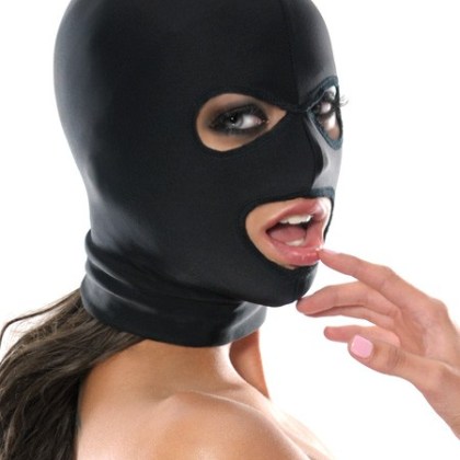Fetish Fantasy: Kopfmaske mit 3 Öffnungen Fetish Fantasy: Kopfmaske mit 3 Öffnungen