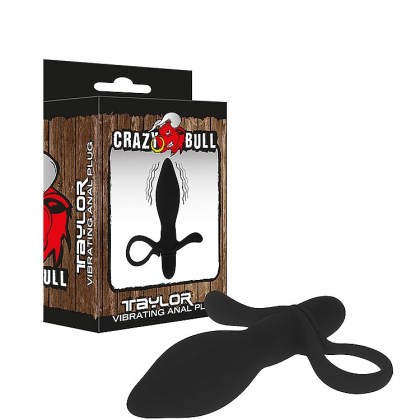 Crazy Bull Taylor: Vibro-Plug, schwarz Crazy Bull Taylor: Vibro-Plug, schwarz
