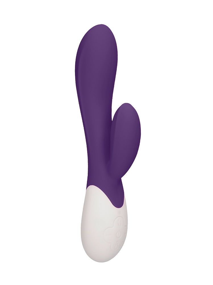 Heat Passion: G-Punkt-/Bunny-Vibrator mit Wärmefunktion, lila