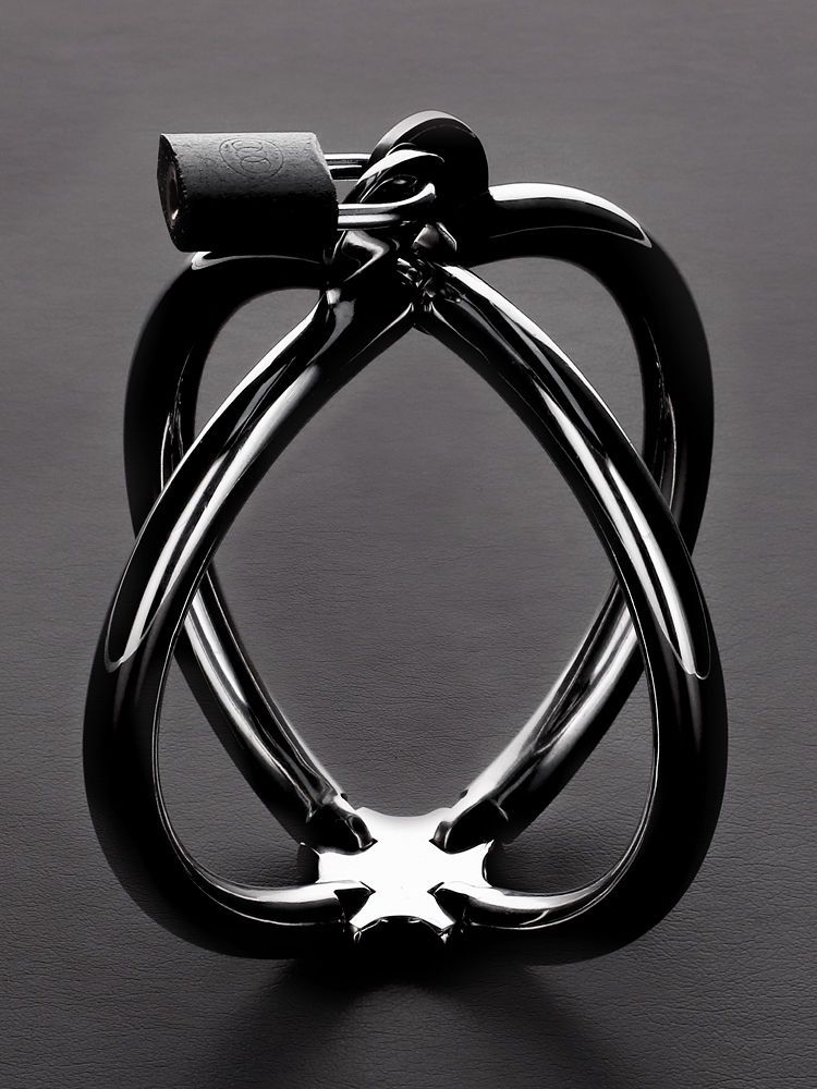 Triune Criss Cross Hand Restraint: Edelstahl-Handfessel