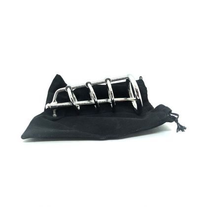 Black Label Stainless Steel Chastity Curator: Edelstahl-Peniskäfig mit Eichel... (50mm) Black Label Stainless Steel Chastity Curator: Edelstahl-Peniskäfig mit Eichel... (50mm)