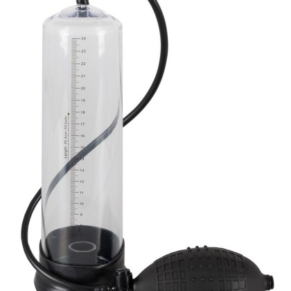 Mister Boner Professional%27s Power Pump: Penispumpe, schwarz/transparent Mister Boner Professional%27s Power Pump: Penispumpe, schwarz/transparent