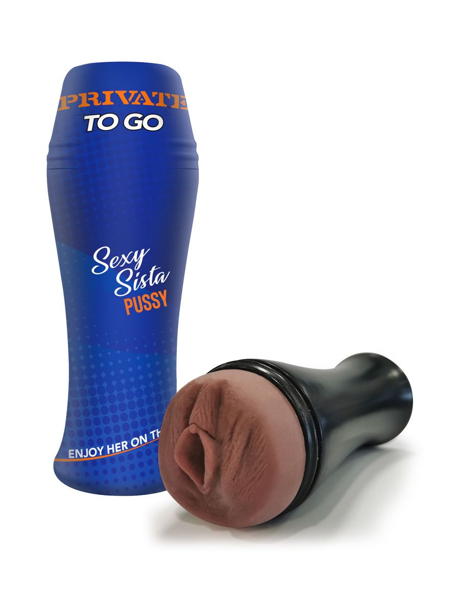 Private to Go Sexy Sista: Vakuum-Masturbator, braun