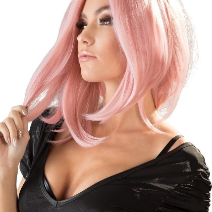 Perücke Bob-Schnitt, rosa Perücke Bob-Schnitt, rosa