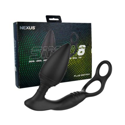 Nexus Simul8 Plug Edition: Vibro-Analplug, schwarz Nexus Simul8 Plug Edition: Vibro-Analplug, schwarz