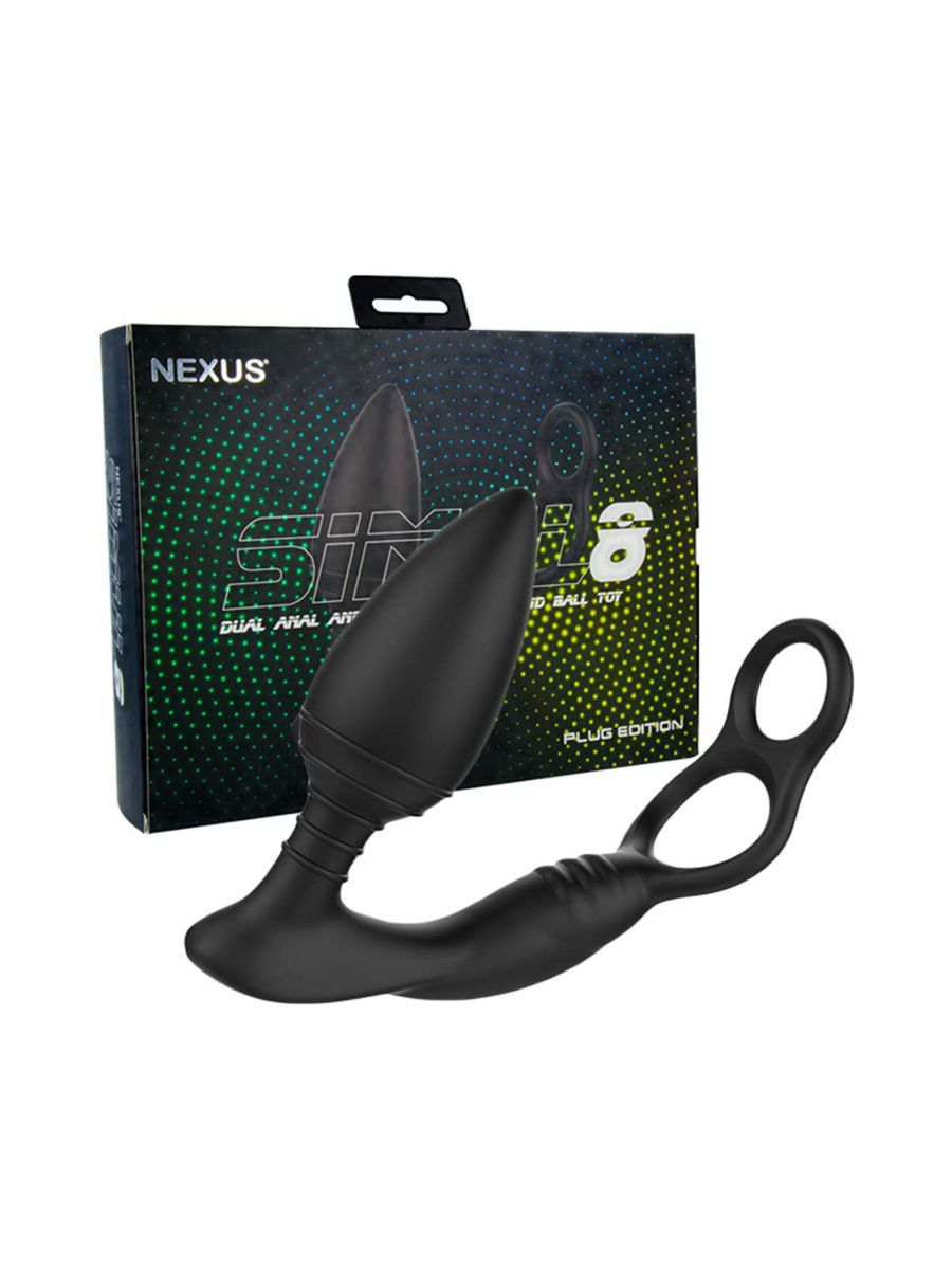 Nexus Simul8 Plug Edition: Vibro-Analplug, schwarz
