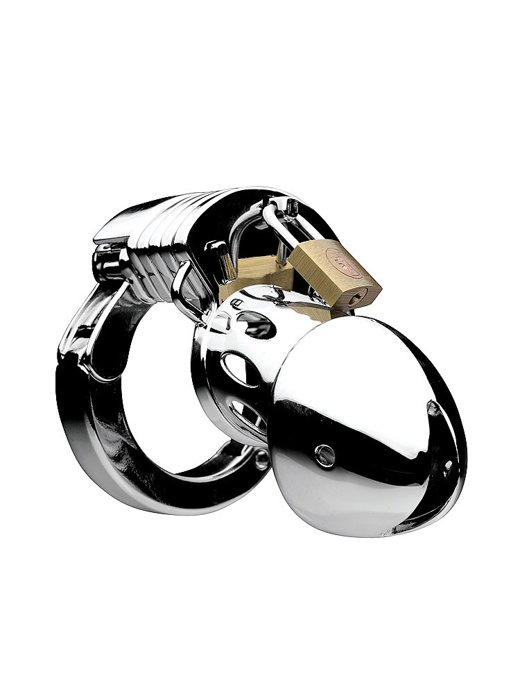 Master Series Incarcerator: Edelstahl-Keuschheitskäfig