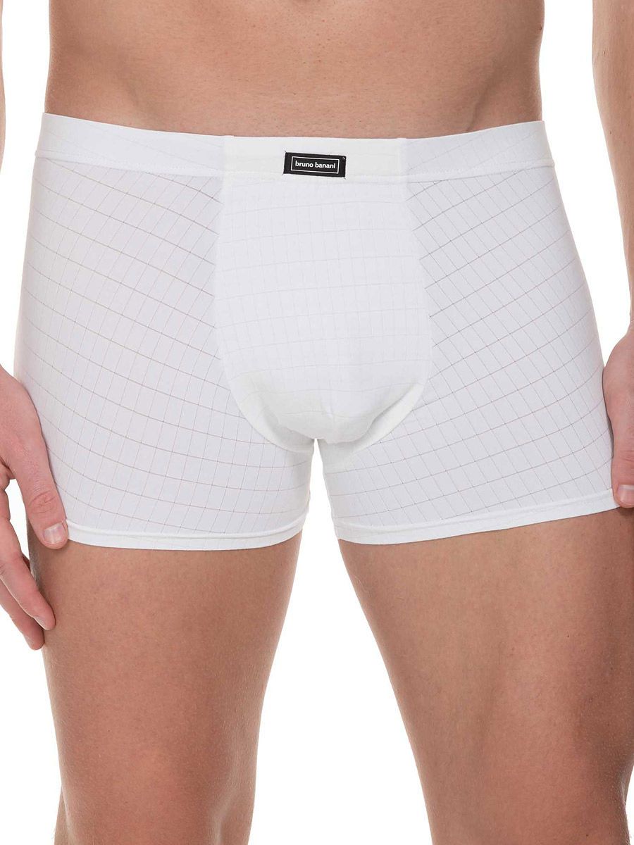 Bruno Banani Check Line 2.0: Short, weiß (S)