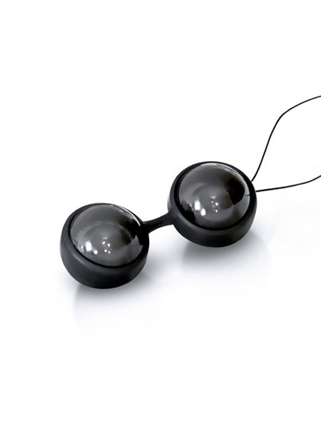 Lelo Luna Beads Noir: Liebeskugeln, schwarz