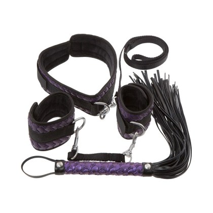 Bad Kitty Fessel-Set, lila/schwarz Bad Kitty Fessel-Set, lila/schwarz