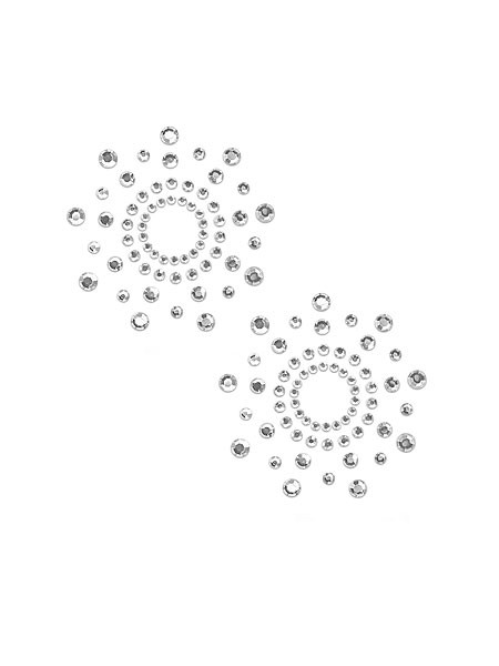 Bijoux Indiscrets Mimi: Nippelsticker, silber