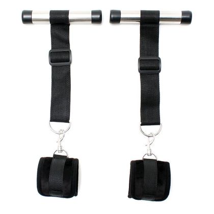 Softbondage Türfessel-Set, schwarz Softbondage Türfessel-Set, schwarz