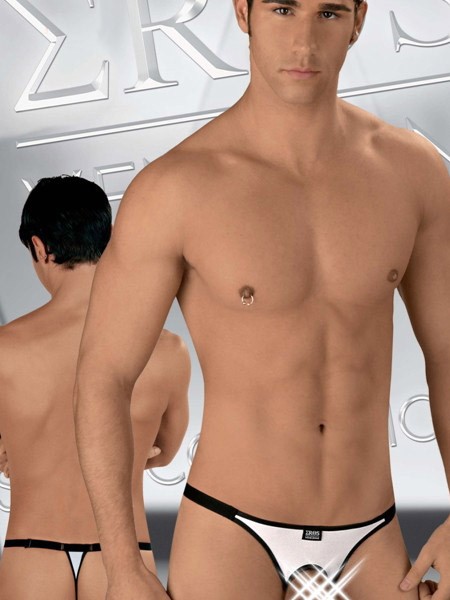 Eros Veneziani Nilo: Funktionsstring, schwarz/weiß (M/L)