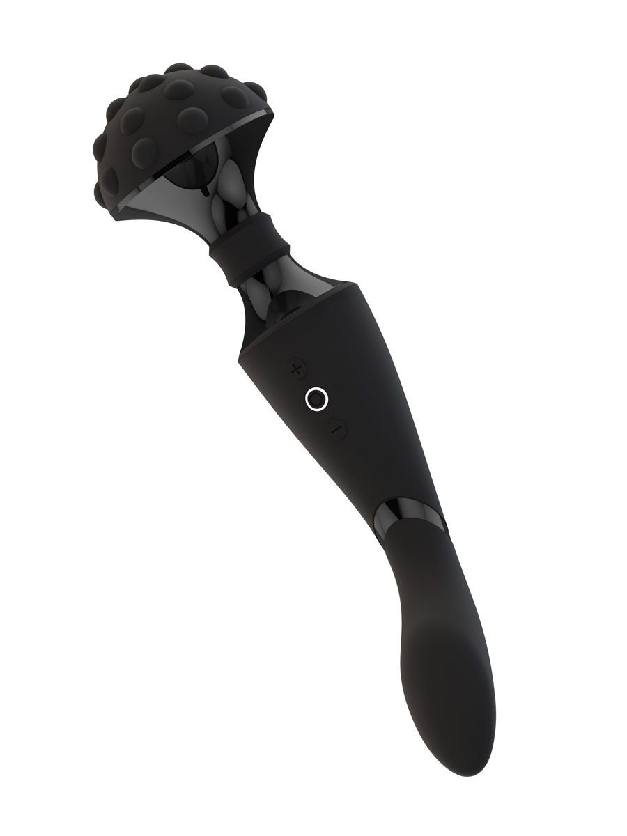 Vive Shiatsu: Wand-/G-Punkt-Vibrator, schwarz