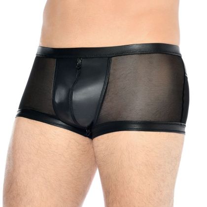 Patrice Catanzaro Tyrion: Wetlook-Netz-Pant, schwarz (XXL) Patrice Catanzaro Tyrion: Wetlook-Netz-Pant, schwarz (XXL)