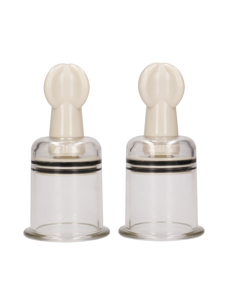 Ouch! Medium Suction Cups: Nippelsauger, transparent