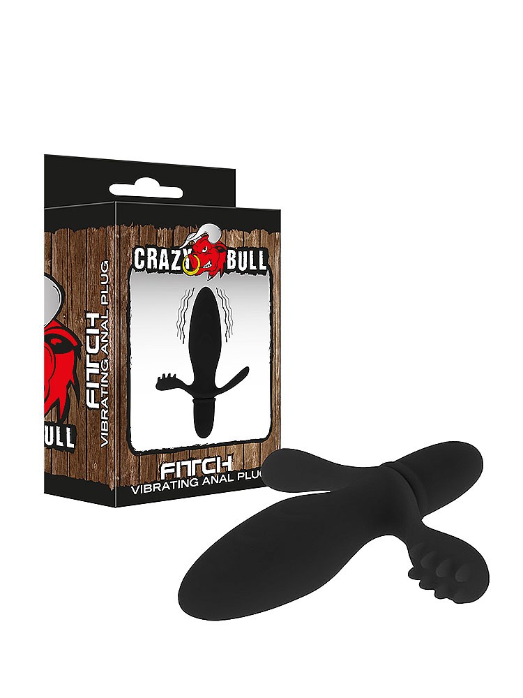 Crazy Bull Fitch: Vibro-Plug, schwarz