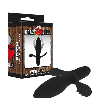 Crazy Bull Fitch: Vibro-Plug, schwarz Crazy Bull Fitch: Vibro-Plug, schwarz
