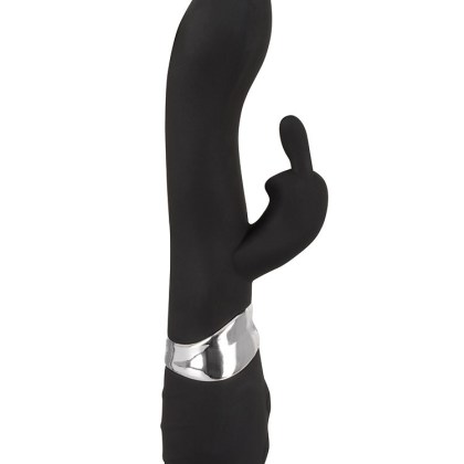 Sweet Smile Blacky: Bunny-Vibrator, schwarz Sweet Smile Blacky: Bunny-Vibrator, schwarz
