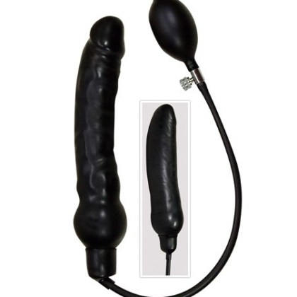 Be Bizarre: Latex Pumpdildo groß, schwarz Be Bizarre: Latex Pumpdildo groß, schwarz