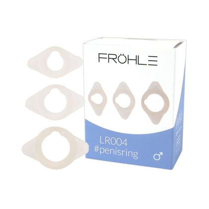 Fröhle: LR004 Penisring 3er-Set, transparent Fröhle: LR004 Penisring 3er-Set, transparent
