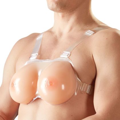 Silikonbrüste mit Halter, haut Silikonbrüste mit Halter, haut