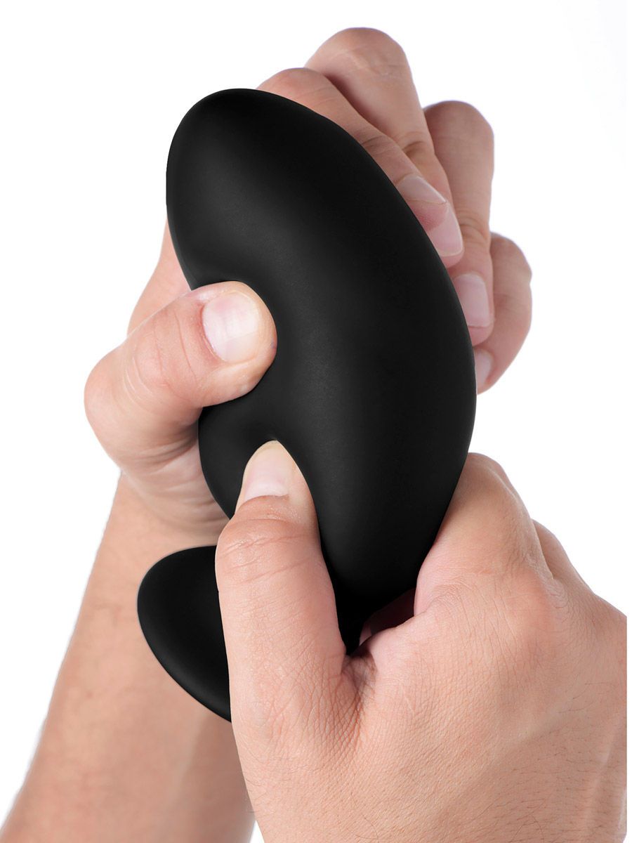 Squeeze-It Squeezable: Anal-Plug, schwarz (Small)