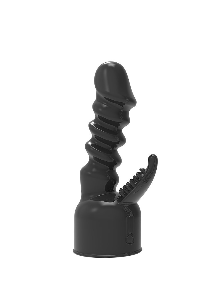 Power Wand Super Dong: Vibratoraufsatz, schwarz
