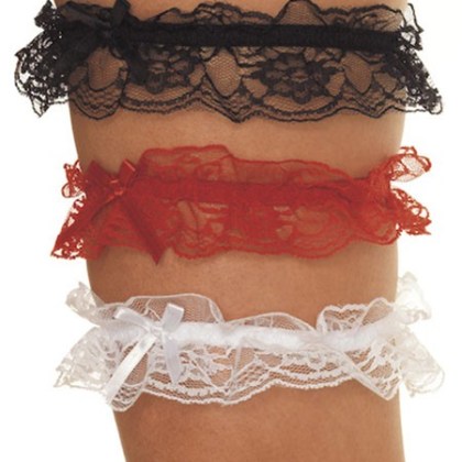 Strumpfbänder, schwarz (One Size) Strumpfbänder, schwarz (One Size)