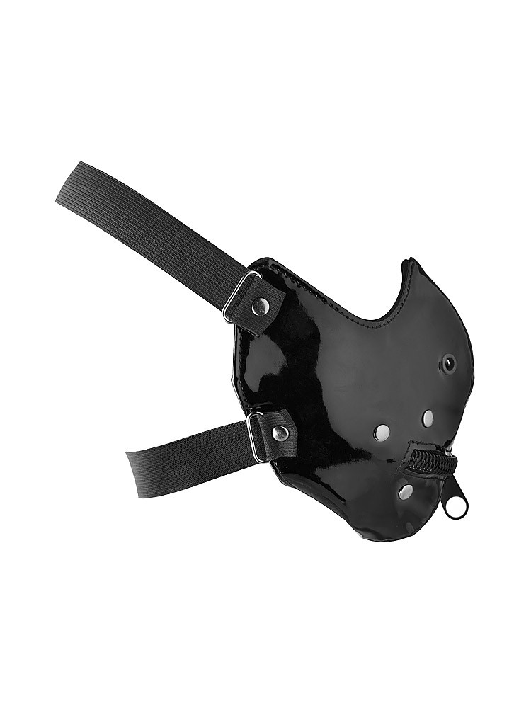 Master Series Lektor Zipper Mouth Muzzle: Maulkorb, schwarz