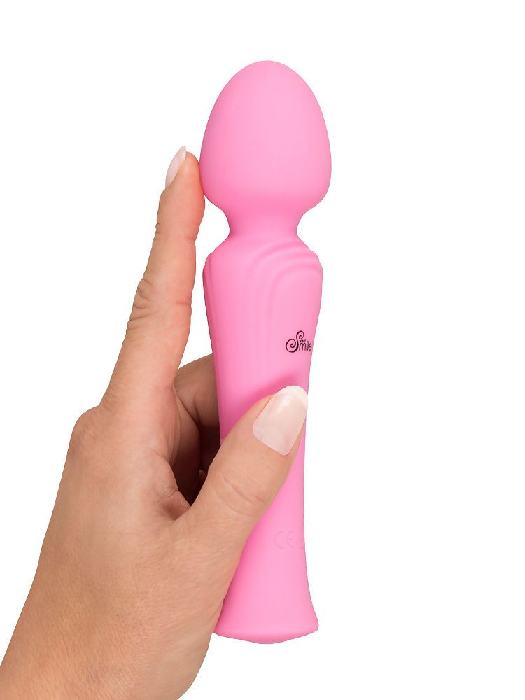 Sweet Smile Rechargeable Mini Wand: Wandvibrator, rosa
