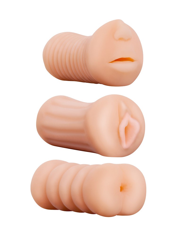 xxx To Go Threesome: Masturbator-Set, haut