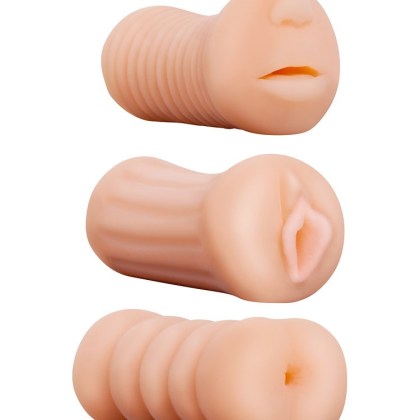 xxx To Go Threesome: Masturbator-Set, haut xxx To Go Threesome: Masturbator-Set, haut