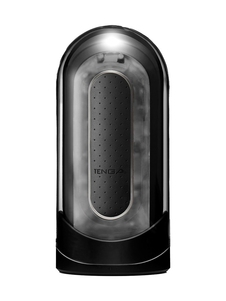 Tenga Flip Zero Vibration Black Strong Edition: Masturbator, schwarz