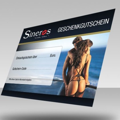 SinEros Geschenk-Gutschein über 100 Euro SinEros Geschenk-Gutschein über 100 Euro