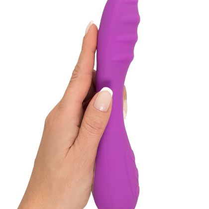 Rechargeable Warming Vibe Rippled: Vibrator, lila Rechargeable Warming Vibe Rippled: Vibrator, lila