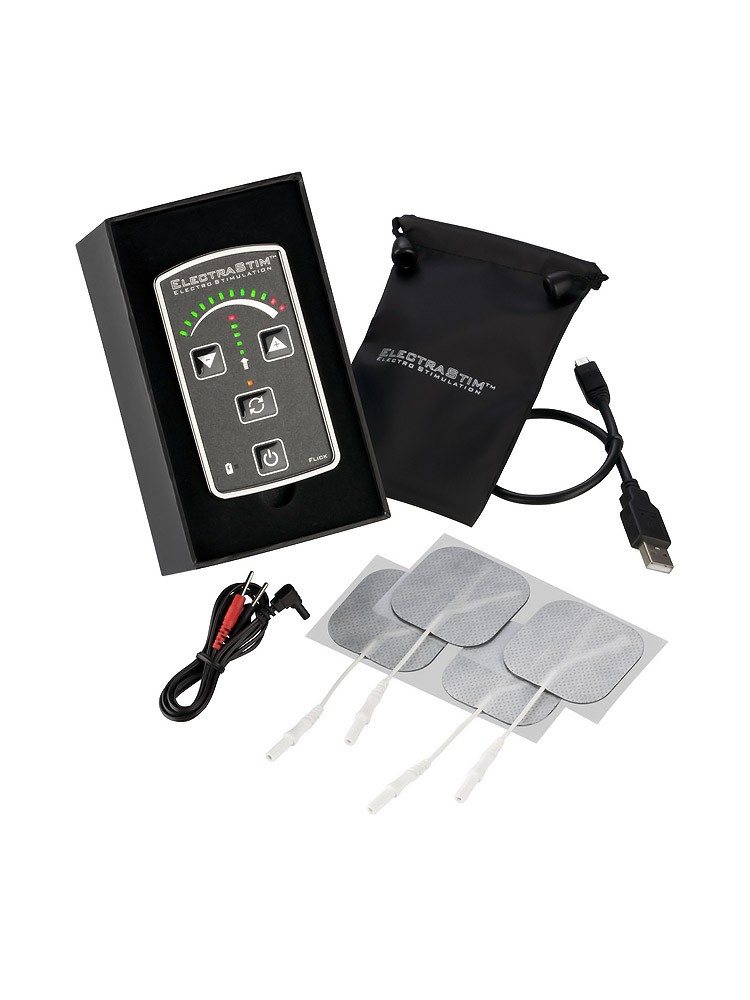 ElectraStim Flick: Elektro-Set, schwarz/silber