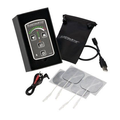 ElectraStim Flick: Elektro-Set, schwarz/silber ElectraStim Flick: Elektro-Set, schwarz/silber
