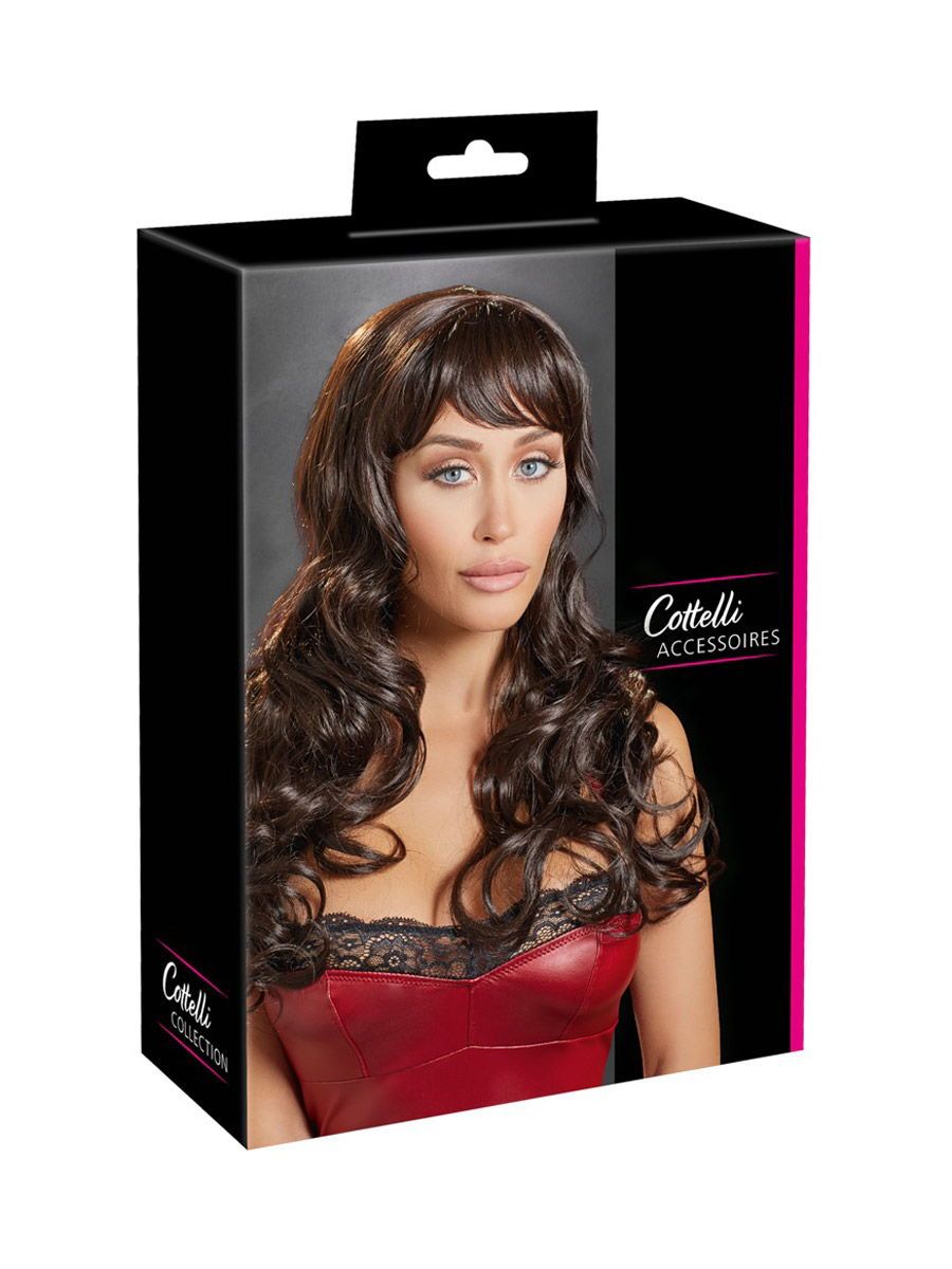 Langhaarperücke: Bonita, dunkelbraun