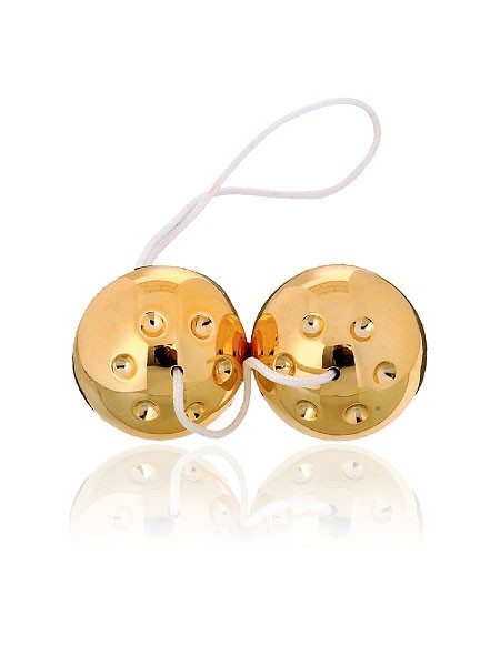 Gold Balls: Liebeskugeln, gold