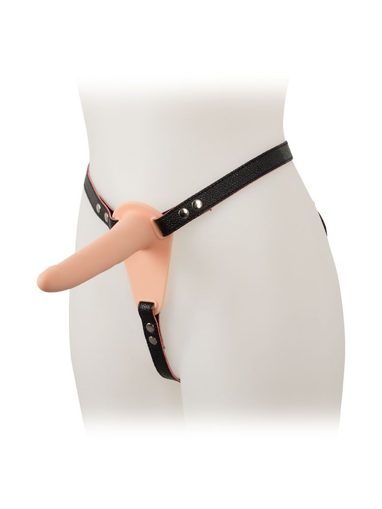 Strap-On-Vibrator, hautfarben