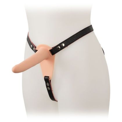 Strap-On-Vibrator, hautfarben Strap-On-Vibrator, hautfarben