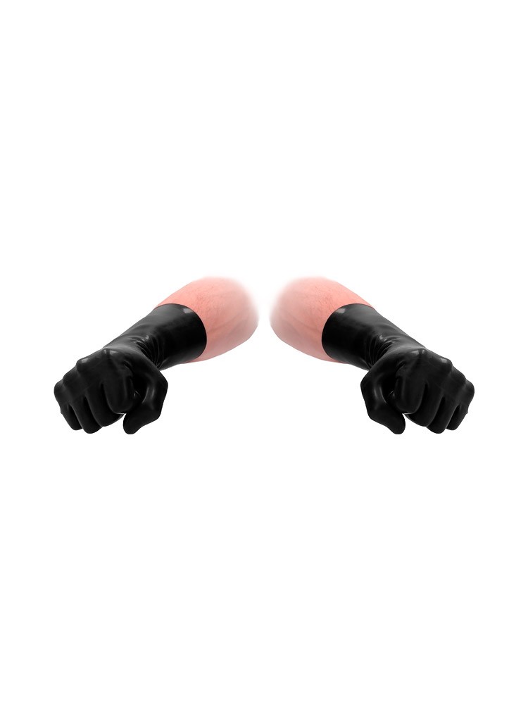 Fist It Latex Gloves: Latex-Handschuhe, schwarz